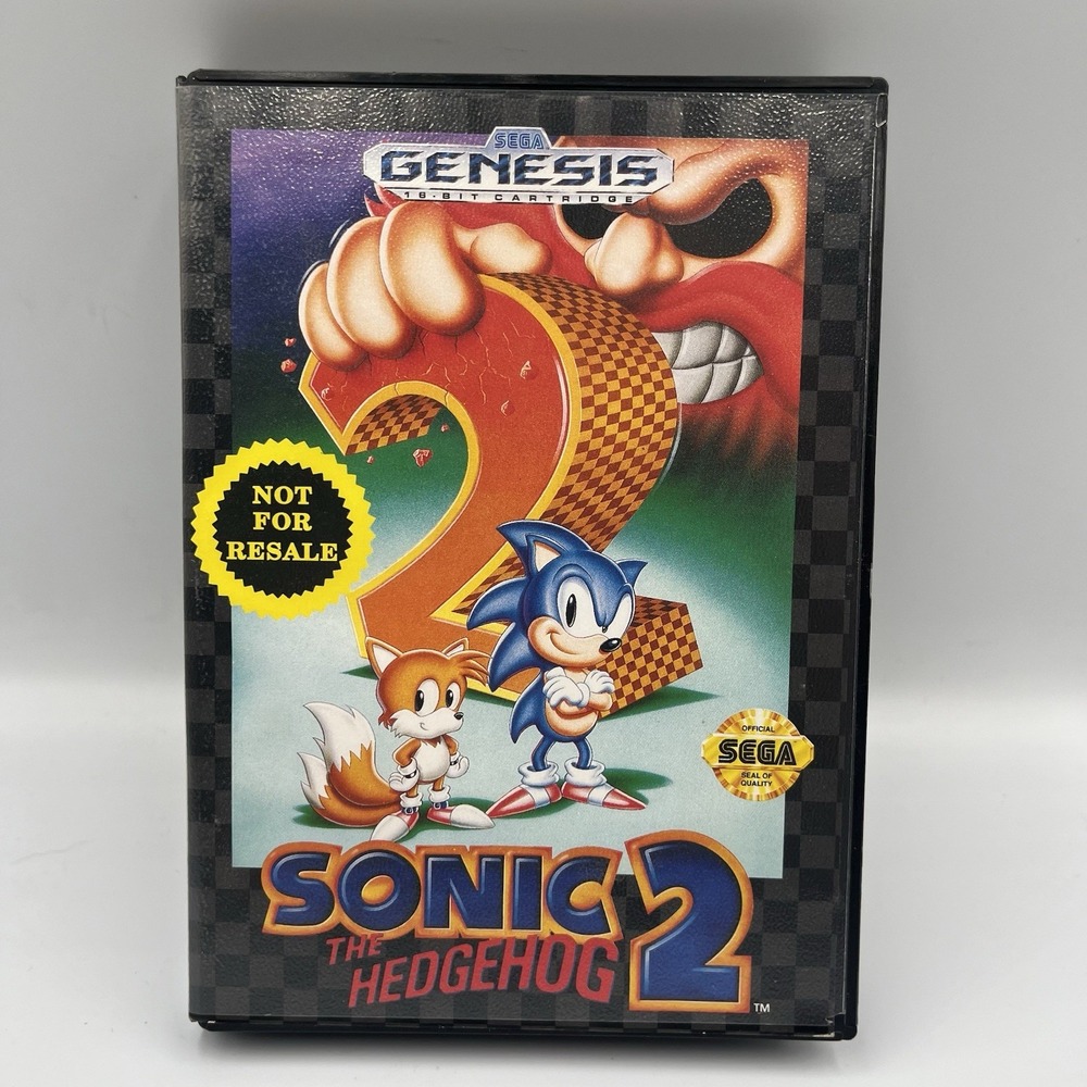 Sonic the Hedgehog 2 (SEGA Genesis) Complete CIB - Not For Resale